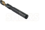 Shars 1/16-1/4" by 64ths 13 Pcs HSS Heavy Duty Black & Gold Finish Jobber Drill Set 135° Point Angle 404-2930 P)