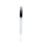 Crystal Nail File–Professional Double Sided Glass Fingernail Files with Case,Manicure for Natural Acrylic Gels Nails,Manicure Tools for Home and Salon(Rainbow Black)