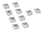 Accusize Industrial Tools CCGT21.51 BU810 Carbide Inserts for Cutting Aluminum, 10 Pc Set, 2000-1008x10