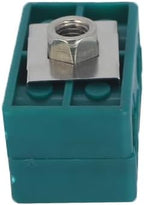 19MM Tubeclo Twin Series Clamp, Polypropylene with Galv Plated Steel Hardware, Weld Mounting