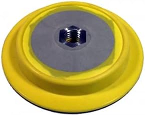 Premium 5 Inch Sander Backup Pad (5 Pack - 5/8-11 Thread Soft Edge, Hook and Loop - Low Profile)