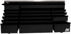 Homak 72” Roller Cabinet w/Stainless Steel Top RS Pro Workstation (Midnight Black)