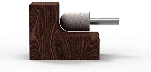Kutzall Original Ball Nose Rotary Burr, 1⁄4" Shaft, Coarse -Wood Carving Bit for Bosch, DeWalt, Milwaukee, etc. Abrasive Tungsten Carbide, 1⁄4" (6.3mm) Head Dia.X 1-3⁄8" (34.9mm) Length, BN-14