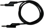 Test Lead Banana Plug Male Stackable to Banana Plug [39" / 1 Set]