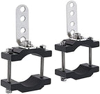 Clamp Motorcycle Light Bracket Fit 0.7"to 2.05" Roll Cage,Adjustable Motorcycle Bicycle Mount Bracket Car Bull Bar Holder Clamp Offroad Tube Clamps Mounting Brackets for LED Work Lights