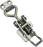 SYINE Adjustable Buckle Cabinet Boxes Lever Handle Toggle Latch Lock with Screws, 2 Pcs (SK-1S, 75-95mm)