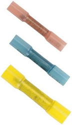 Ancor 309125 Marine Grade Electrical Nylon Insulated Adhesive Lined Heat Shrink Butt Connectors (16 to 14-Gauge, 25-Pack)