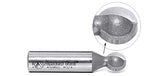 Amana Tool - 45968 Carbide Tipped Ball End 1/2 Radius x 15/16 Dia x 1/2 Shank