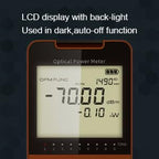 Optical Power Meter -70~+10dbm Built-in 10mW Visual Fault Locator Portable Optical Cable Tester Network Tools with RJ45 Remote