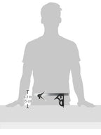 Starrett Steel Combination Square with Square Head and Center Head - 12" Blade Length, Hardened Steel, Reversible Lock Bolt, Scriber, Spirit Level, 4R Graduation Type -11HC-12-4R