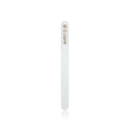 Crystal Glass Nail File Professional Double Sided Etched Crystal Nail File Set for Nail Art & Nail Care Alternative to Metal Nail Files Emery Boards & Buffer(Clear Round)