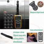 Multi Meter Magnetic Hanging Strap Multimeter Hanging Kit Accessory for Fluke Meters 2 Straps, 2 Clips and 1 Magnet Hanger