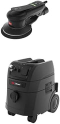 3M Xtract Electric Random Orbital Sander, 88764, 6 in, Central Vacuum, 3/32 in Orbit, 110V, 350W Motor + 3M Xtract Portable Dust Extractor, 64256, 9 Gallon/35 Liter