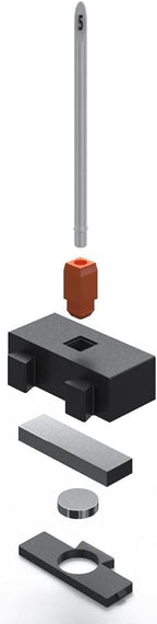 ToolBox Widget Socket Organizer ½ Inch Pro Series – Modular Magnetic Socket Holder with Missing Tool Indicator – Size Stems NOT Included - 4 Pack, 48 Organizers
