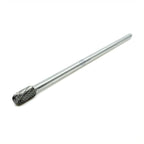 Benchmark Abrasives 6” Cylindrical Ball Nose Shape Double Cut Tungsten Carbide Die Grinder Bits Metal Deburring Tool Rotary Burr, 1/4 Inch Shaft, Engraving Tool for Woodworking Shaping Carving (SC-3)