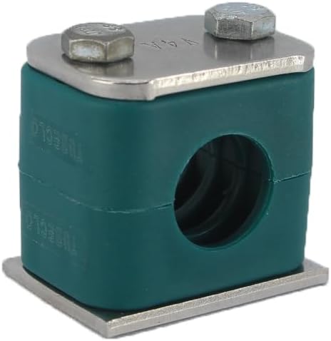1/4" Tubeclo Standard Series Pipe Clamp, Polypropylene with Galv Plated Steel Hardware, Weld Mounting