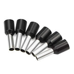 XHF 1000 PCS AWG 24/0.34mm² Wire Ferrules Insulated Copper Crimp Connectors, Crimp Pin Cord End Terminals Black