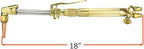 SÜA - Heavy Duty Oxy-Fuel Torch Compatible with Harris with Check Valves + Cutting Tip (Acetylene)
