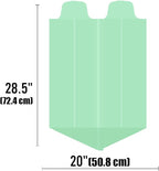 4-6 Gallon Flap Tie Compostable Trash Bags, 304 Count, Compost Bags Kitchen Trash Bags, Sturdy Biodegradable Garbage Bags Food Scrap Waste Bags, ASTM D6400, US BPI Certified