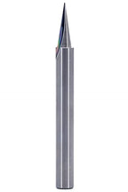 YONICO Router Carving Bits CNC Engraving Solid Carbide V Groove 18 Degree Zero Point 1/4-Inch Shank 14104q