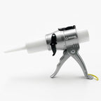 SILIGUN™ PRO Compact 24:1 Caulking Gun - No Drip Caulk Gun - Patent Design - Lightweight Aluminum Frame - Works with all 10 oz Tubes (SILIGUN PRO Scraper Kit)