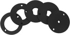 O'SKOOL Router Table Insert Ring Set for O'SKOOL Aluminum Router Table Insert Plate - 5 Pack
