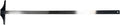Pacific Arc 48 Inch T Square, Traditional Stainless Steel, Graduated Inch and Metric