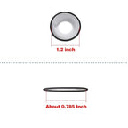 XHF UL Listed 55 FT 1/2" Heat Shrink Tubing Roll 2:1,Electrical Industrial Shrink Tube for Wire Insulation, RoHS Compliant Black