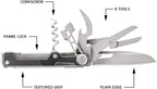 Gerber Gear Armbar Cork Pocket Knife EDC Multitool with Blade, Pry Bar, and Hammer for Camping, Onyx