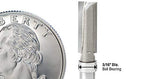 Amana Tool - 47223-S Miniature Flush Trim Plunge Template 1/4 Dia x 1/4 x 1/8" Shank