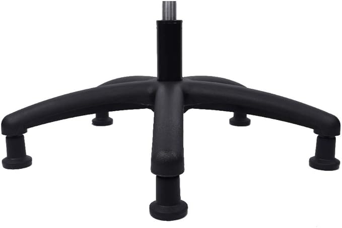 Chair Master Round Vinyl Chair/Stool-Black-for Garage, Counters, Shop, Kitchen, Computer Desks, Drafting Tables. Easy to Clean! (Glides, Low Table 16"-21")