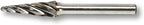 Benchmark Abrasives Ball Shape Premium Tungsten Carbide Burr with 1/4 Inch Shank Aluminum Cut Rotary Tool, Engraving Tool for Non-Metals Shaping Carving(SL-3NF)