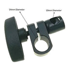 Suxing Sleeve Swivel Clamp Chuck for Magnetic Stands Holder Bar Dial Indicator Gauge 10mm Diameter Hole&14mm Diameter Hole(D10-D14)