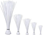 Self Locking Nylon Cable Zip Ties,4 6 8 10 12 Inches,Width 0.16inch,500Pcs HeavyDuty Wire Tie Wraps for Home,Office,Garden,Garage,Workshop (White)
