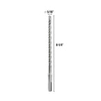 CSOOM SDS Plus Rotary Hammer Drill Bit 5/16"x8.27", Professional Concrete Drill Bit for Concrete, Brick, Stone and Cement Walls