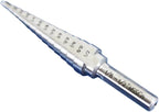 TEMO M35 Cobalt Double Flute Step Drill, 13 Size 1/8 Inch To 1/2 Inch, 1/4 Inch Shank