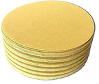 Starcke 6 Inch Gold Hook and Loop Grip Sanding Discs (100 Pack, 800 Grit)