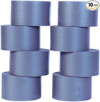 WOD ETC766 Professional Grade General Purpose Gray Electrical Tape UL/CSA Listed core. Vinyl Rubber Adhesive Electrical Tape: 2 inch X 66 ft. - Use at No More Than 600V & 176F (Pack of 10)