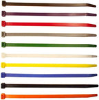 SYD 4 Inch length, 18lb Small size Self Locking Nylon Cable Zip Ties -1000 Piece (orange)