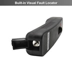TMOFI-401 Live Fiber Optical Identifier with Visual Fault Locator for 0.25mm 0.9mm 3.0mm Fiber, No Need to Replace Clamp Block