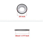 XHF UL Listed 20 FT 3/4" Heat Shrink Tubing Roll 2:1,Electrical Industrial Shrink Tube for Wire Insulation, RoHS Compliant Black