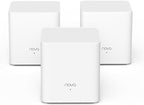 Tenda AX1500 Mesh WiFi 6 System Nova MX3 - Covers up to 3500 sq.ft - Whole Home WiFi 6 Mesh System - Gigabit Mesh Router for 80 Devices - Dual-Band Mesh Network - Replaces Wireless Router - 3-Pack