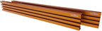 Multi T-Track - 3" Universal T-Track for Woodworking | Anodized Aluminum T Track Fence System | Woodworking Accessories | 48" Fence System (Set of 2) | Orange