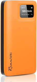 RoamWiFi 4G LTE Mobile Hotspot Router, Worldwide Portable High Speed Hotspot with US 10GB & Global 1GB Data 30Day, 10 Devices No SIM Card Needed,Pocket Hotspot for Travel in 170+ Countries