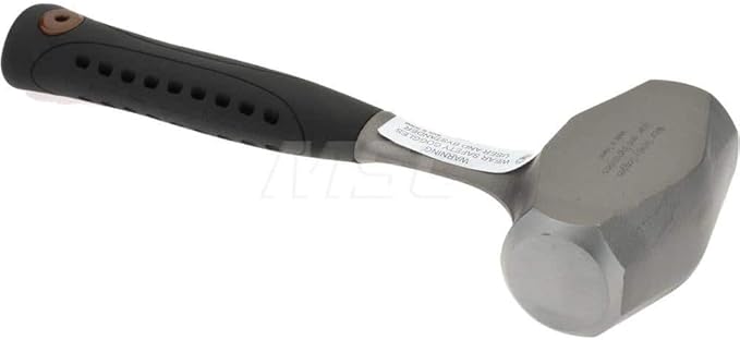 Paramount Hand Drilling Hammer: 4 lb Head, Steel Vibration-Dampening Handle