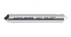 Accusize Industrial Tools 5 pc 90 Deg 0-Flute HSS Countersink & Deburring Tool Set, Pilotless Type, 0206-0490