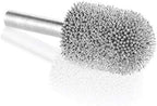 Kutzall Original Ball Nose Rotary Burr, 1⁄4" Shaft, Coarse - Wood Carving Bit for Bosch, DeWalt, Milwaukee. Abrasive Tungsten Carbide, 3⁄4" (19mm) Dia. X 1-1⁄8" (28.5mm) Length, BN-34