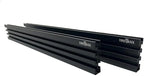 Multi T-Track - 3" Universal T-Track for Woodworking | Anodized Aluminum T Track Fence System | Woodworking Accessories | 24" Fence System (Set of 2) | Black