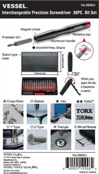 PRECISION SCREWDRIVER 36PCS BIT SET(English)
