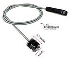 48" Flexible Long Pipe Brush | AC Drain Cleaner Tool | Sink Line Unclogger | Condensate Line Cleaning Brush | Easy Cleaning Flexible Drain Snake for Food, Hair & Clog Removal by FryOilSaver Co. B313C